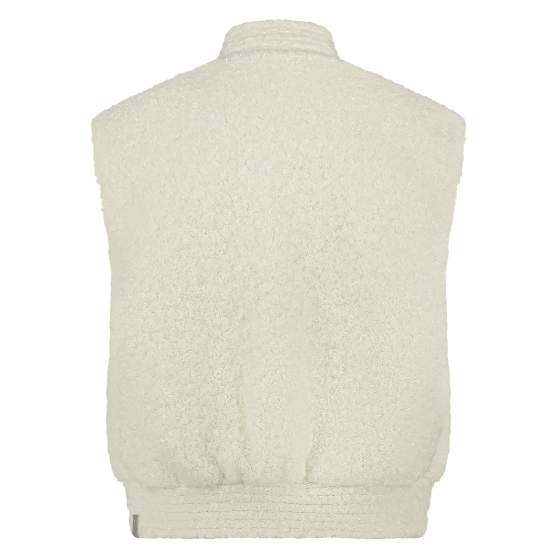 NUKUS Mia Gilet Boucle Off White