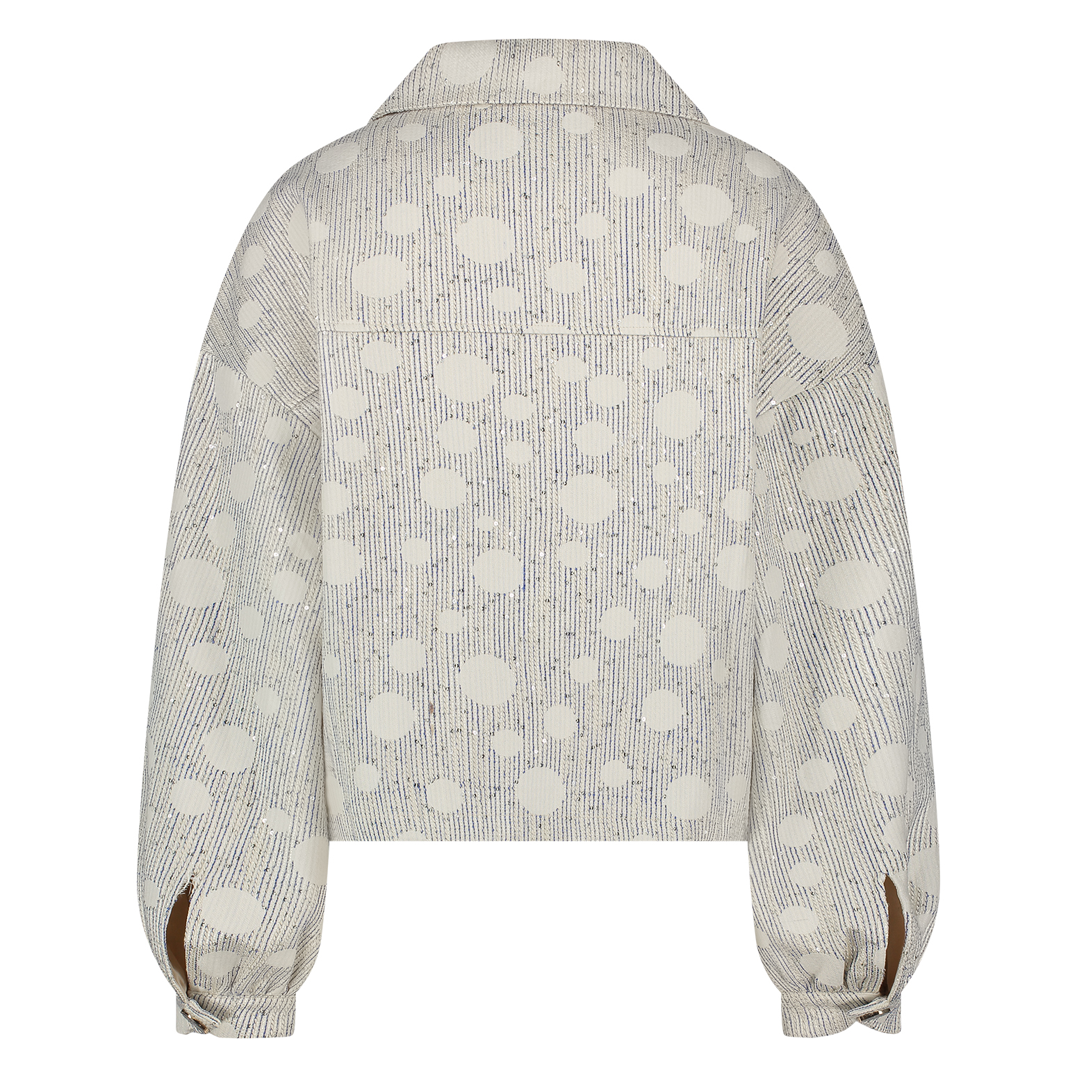 NUKUS Jasje Harmony Jacket Dott Off White/Navy