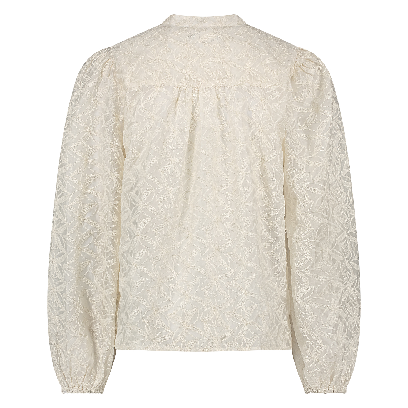 NUKUS Malaga Blouse Embroidery Off White