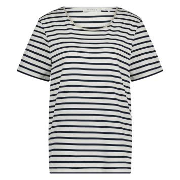 NUKUS Top Tirza Top Stripe Off White Navy